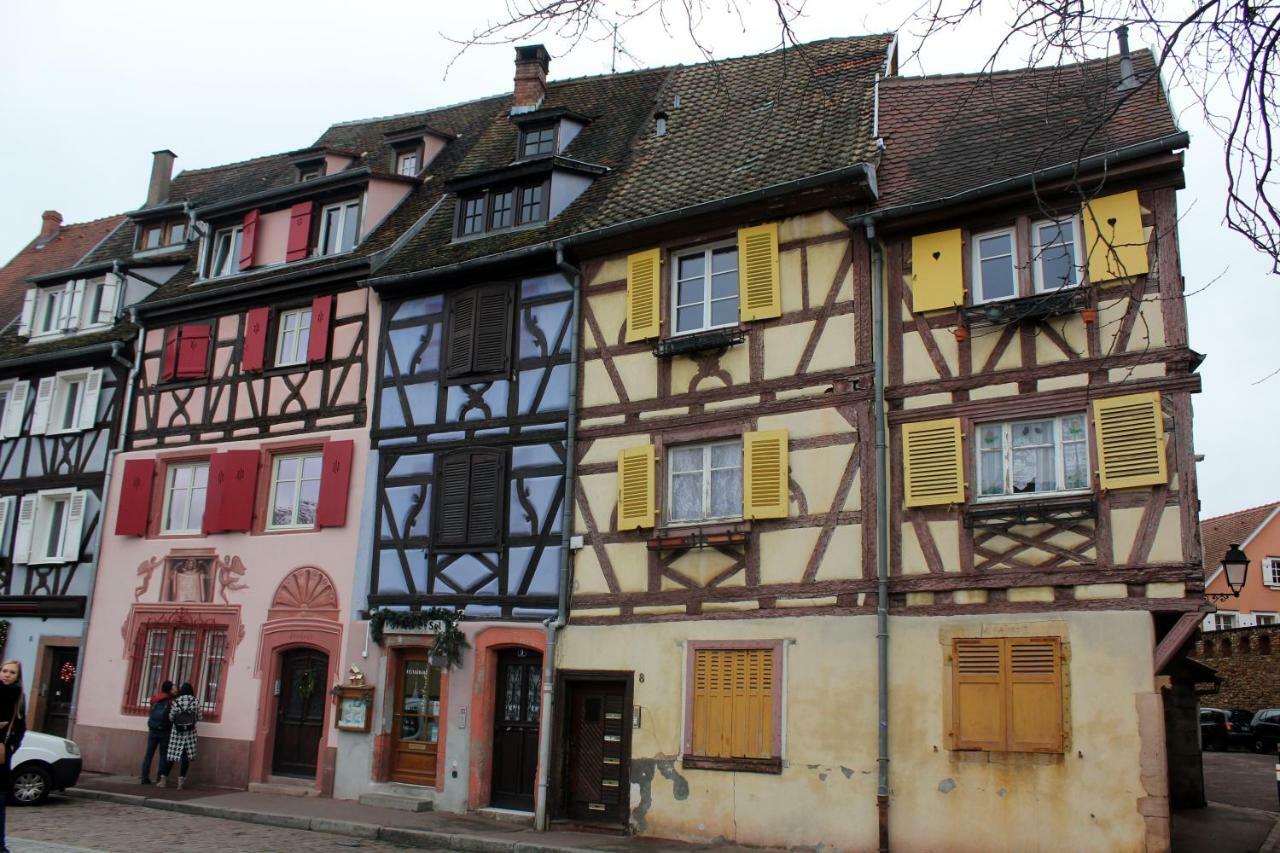 Gite Des 5 Cigognes Rouge Mittelwihr Eksteriør billede